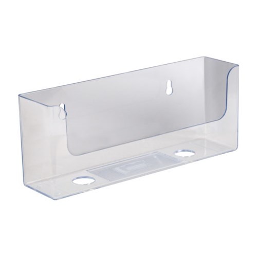 Deflect O Brochure Holder DL Landscape Single Tier 231x90x56mm